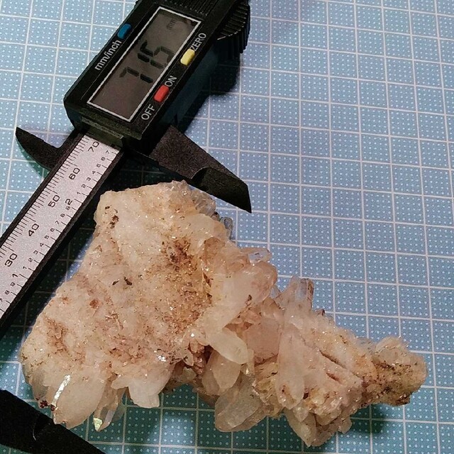 マニカラン水晶②マニカラン水晶 クラスター 原石 ピンクマニカラン セルフヒールド