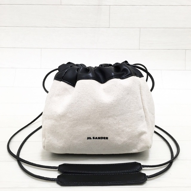 ☆超美品☆JIL SANDER ジルサンダー ドローストリング ショルダー