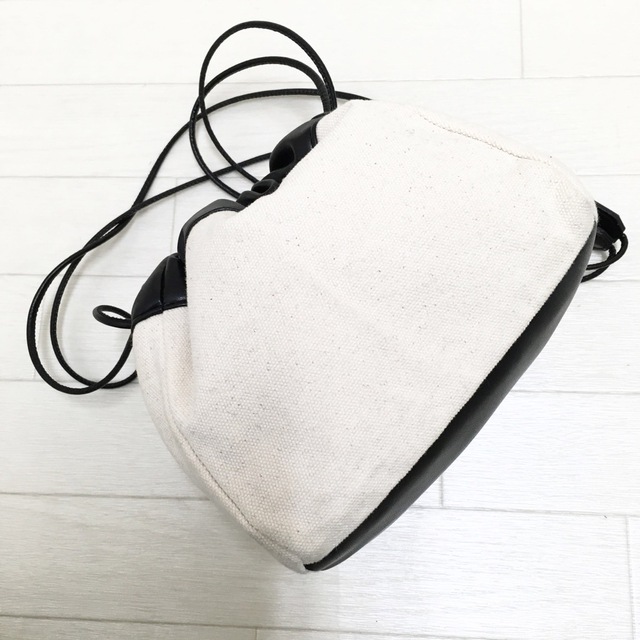 ☆超美品☆JIL SANDER ジルサンダー ドローストリング ショルダーバッグ-