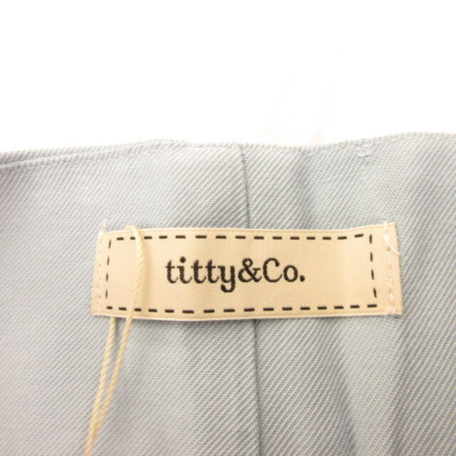 titty&co(ティティアンドコー)のティティー&コー TITTY&CO ミニスカート インナーパンツ付き 水色 S レディースのスカート(ミニスカート)の商品写真