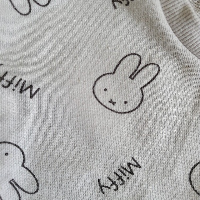 miffy(ミッフィー)のミッフィー 薄手トレーナー 2着セット 80cm 90cm キッズ/ベビー/マタニティのベビー服(~85cm)(トレーナー)の商品写真