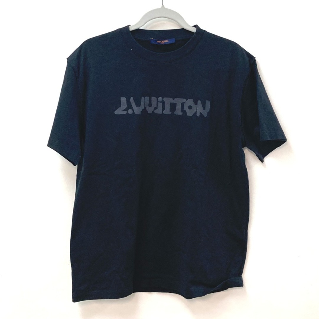 ルイヴィトン LOUIS VUITTON 2054テルモ ヒートリアクティブプリント 1A9GPB シャツ トップス アパレル 半袖Ｔシャツ コットン ブラック