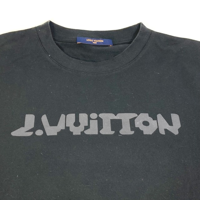 LOUIS VUITTON(ルイヴィトン)のルイヴィトン LOUIS VUITTON 2054テルモ ヒートリアクティブプリント 1A9GPB シャツ トップス アパレル 半袖Ｔシャツ コットン ブラック メンズのトップス(Tシャツ/カットソー(半袖/袖なし))の商品写真