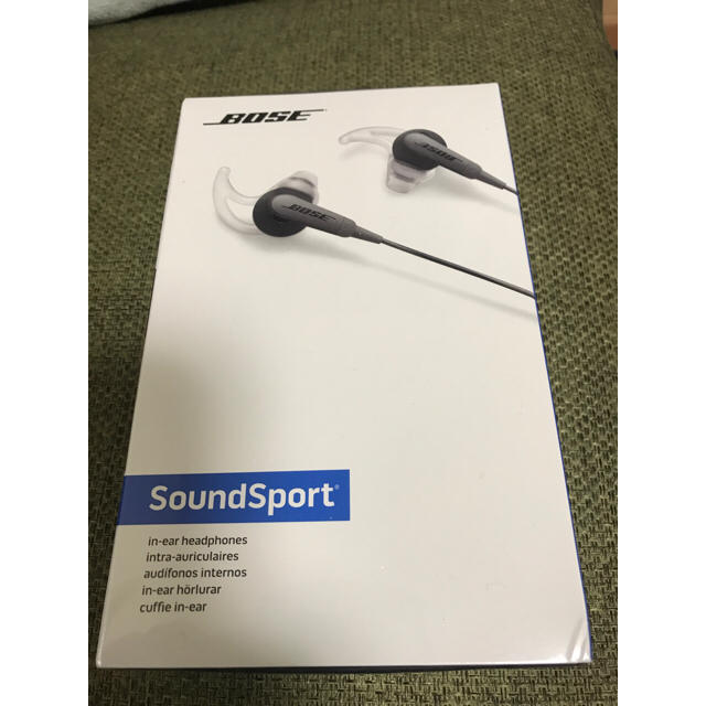 BOSE(ボーズ)のBOSEサウンドスポーツ インイヤーヘッドホン 新品未開封 スマホ/家電/カメラのオーディオ機器(ヘッドフォン/イヤフォン)の商品写真