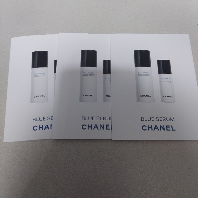 CHANEL(シャネル)のシャネル ブルー セラム アイ ＆ブルーセラム サンプル 3セット コスメ/美容のスキンケア/基礎化粧品(美容液)の商品写真