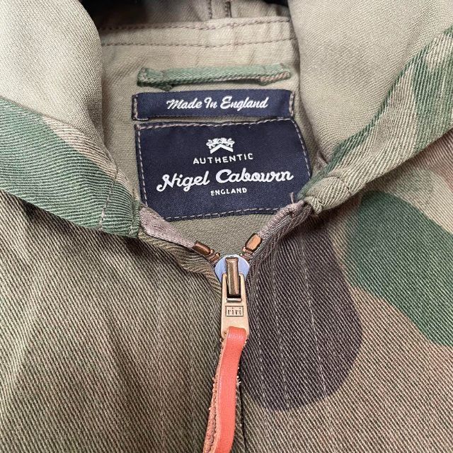 美品 Nigel Cabourn ナイジェルケーボン カモフラ パーカー 迷彩 新