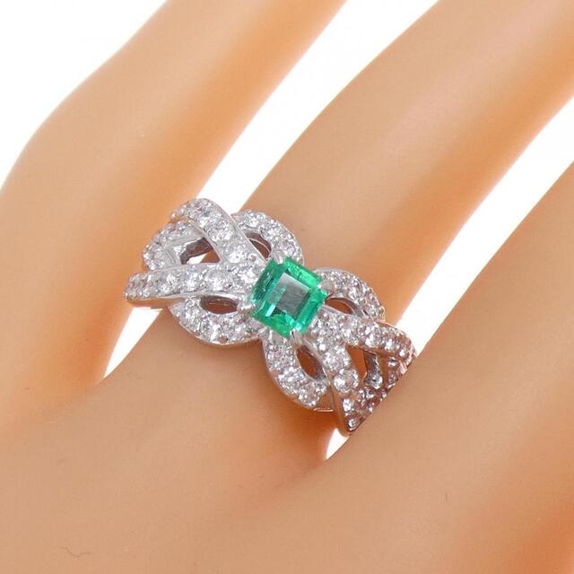 PT エメラルド リング 0.43CT | www.fleettracktz.com