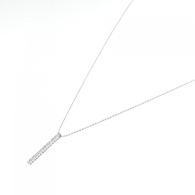K18WG ダイヤモンド ネックレス 0.10CT レディース アクセサリー