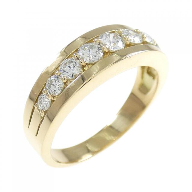 素敵でユニークな K18YG ダイヤモンド リング 0.50CT リング(指輪