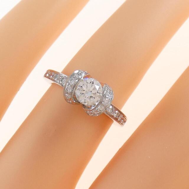 Tiffany & Co. - ティファニー リボン リング 0.41CT G VVS2 3EXTの