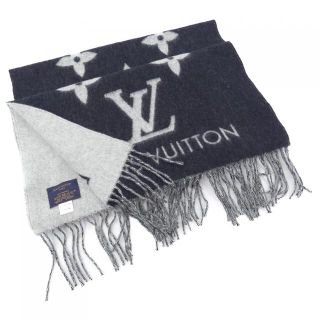 ヴィトン(LOUIS VUITTON) マフラー/ショール(レディース)(グレー/灰色 ヴィトン(LOUIS VUITTON) マフラー/ショール(レディース)(グレー/灰色