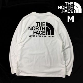 ザノースフェイス(THE NORTH FACE)のノースフェイス 長袖 Tシャツ US限定 ハーフドームロゴ(M)白 180902(Tシャツ/カットソー(七分/長袖))