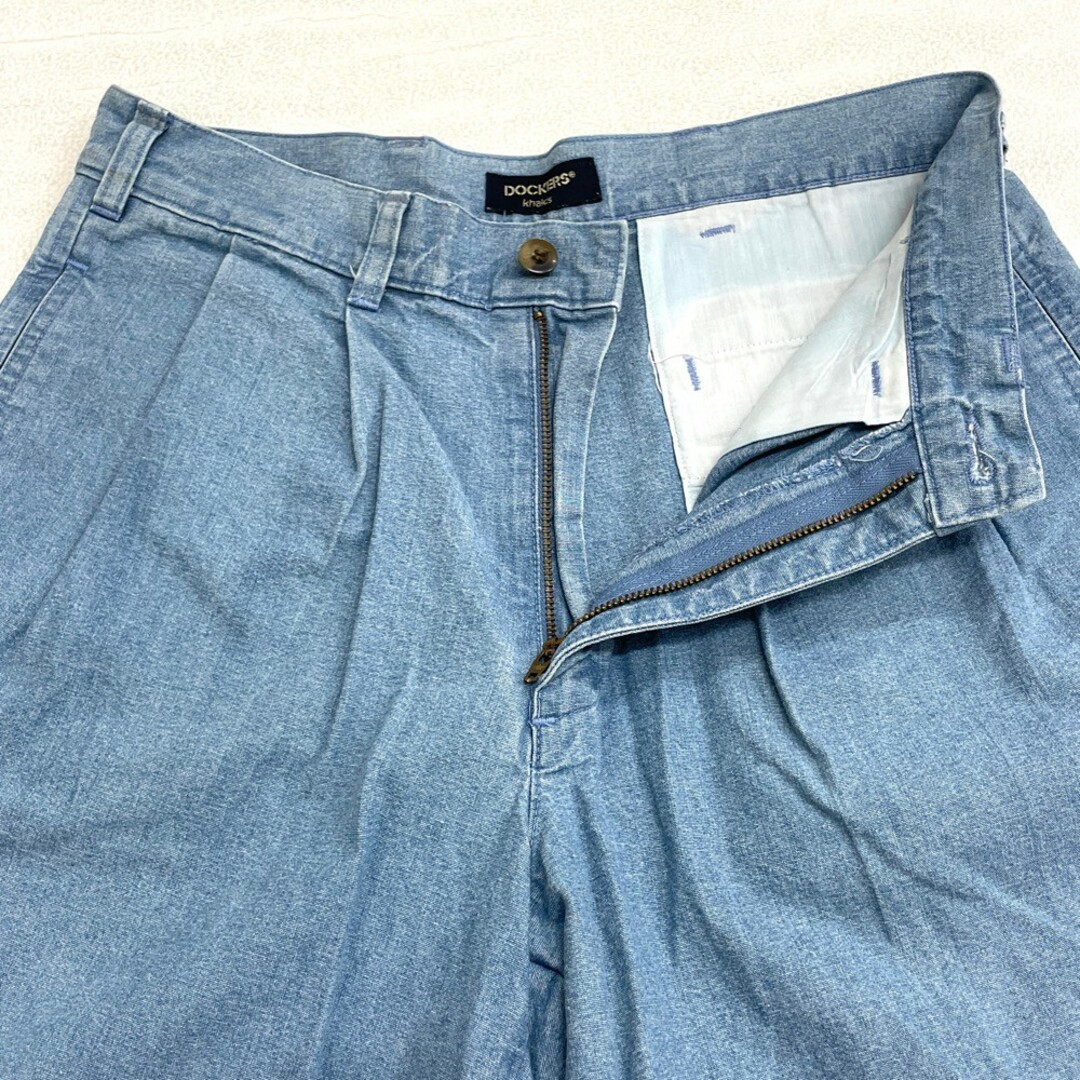 US古着 ドッカーズ DOCKERS デニム ショートパンツ 2タック サイズ ...