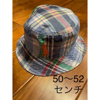 ポロラルフローレン(POLO RALPH LAUREN)のポロ　ラルフローレン  リバーシブル　バケハ　帽子　キッズ　50〜52センチ(帽子)