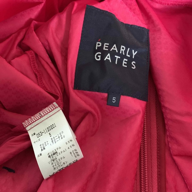 PEARLY GATES(パーリーゲイツ)のパーリーゲイツ未使用品タフレックス　ストレッチブルゾンサイズ5 メンズのジャケット/アウター(ブルゾン)の商品写真