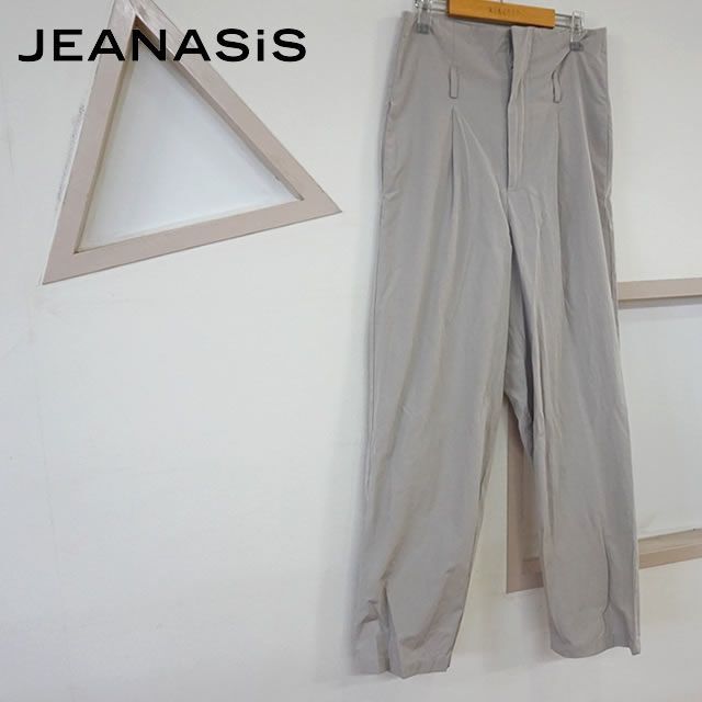 JEANASIS(ジーナシス)のJEANASiS ハイウエスト パンツ ベージュ 4805401 レディースのパンツ(その他)の商品写真