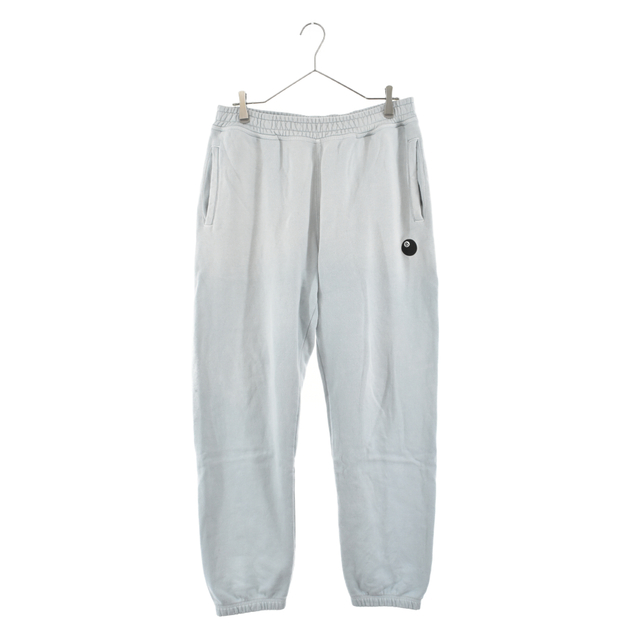 STUSSY(ステューシー)のSTUSSY ステューシー 21AW 8Ball Embroidered Pant 8ボールエンブロイダリーパンツ 刺繍スウェットパンツ ライトブルー メンズのパンツ(その他)の商品写真