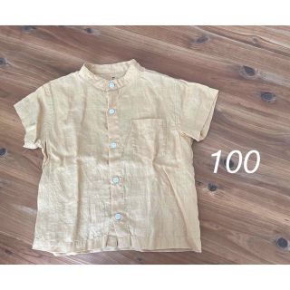 ムジルシリョウヒン(MUJI (無印良品))の無印　子ども服　シャツ　100(Tシャツ/カットソー)