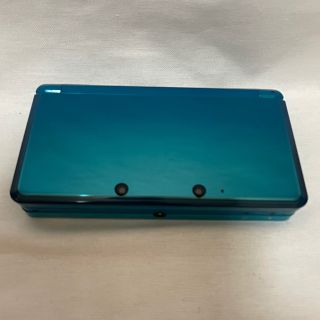 ニンテンドー3DS(ニンテンドー3DS)のSD付★3Ds本体アクアブルー Nintendo ゲーム 任天堂(携帯用ゲーム機本体)