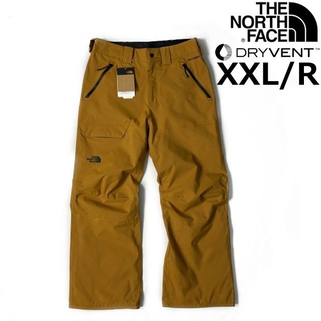 THE NORTH FACE - ノースフェイス スノーパンツ セイモア US限定(XXL/R)茶 190110