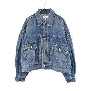 ハイク(HYKE)のHYKE ハイク Balloon Denim Jacket バルーンデニムジャケット インディゴ(Gジャン/デニムジャケット)