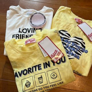 シマムラ(しまむら)の限定値下げ！新品⭐︎140 女の子 Tシャツ 3枚セット(Tシャツ/カットソー)