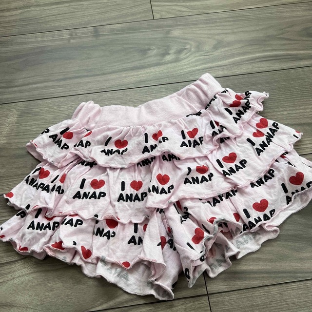 ANAP(アナップ)のアナップ　ANAP 100 半ズボン　女の子服　キュロット キッズ/ベビー/マタニティのキッズ服女の子用(90cm~)(パンツ/スパッツ)の商品写真