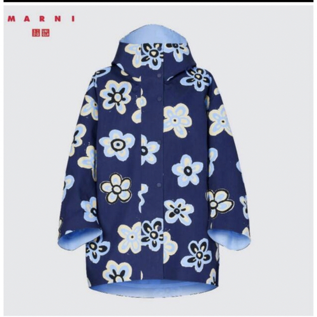 ナイロンジャケットユニクロ　UNIQLO マルニ　MARNI ブロックテックハーフコート