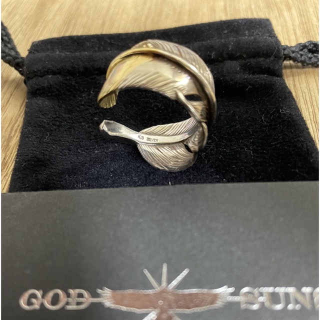 goro's(ゴローズ)の先金フェザーリング GOD SUNS メンズのアクセサリー(リング(指輪))の商品写真