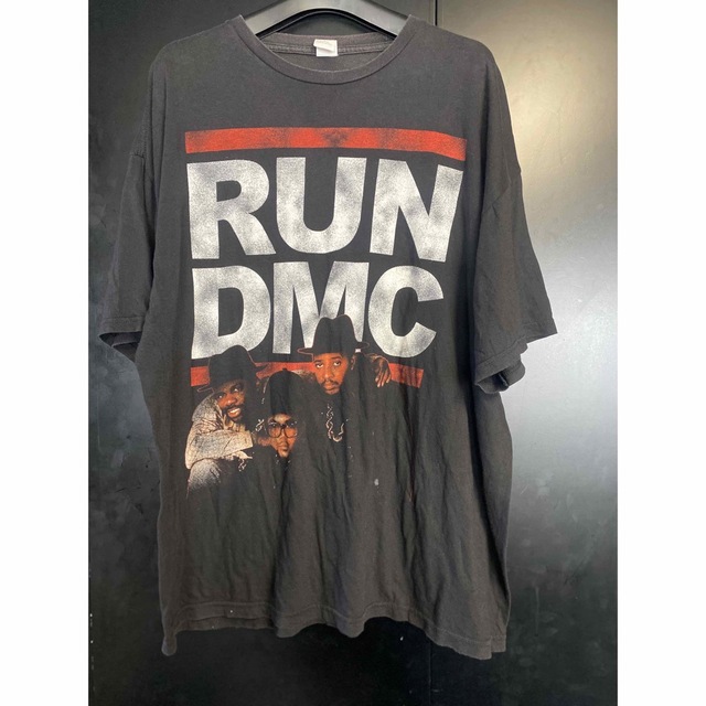 希少 当時物RUNDMC Tシャツ  ブラック　ヴィンテージ　サイズXL