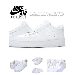 ナイキ(NIKE)の激レア NIKE【WMNS AIR FORCE 1 '07】ホワイト 26.0㌢(スニーカー)