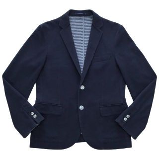 ユナイテッドアローズグリーンレーベルリラクシング(UNITED ARROWS green label relaxing)のユナイテッドアローズ グリーンレーベルリラクシング ジャージー素材紺ブレザーL(テーラードジャケット)