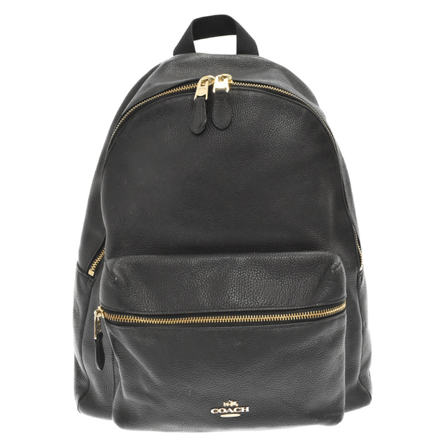 コーチ／COACH リュック バッグ バックパック メンズ 男性 男性用レザー 革 本革 ブラック 黒  F72120 Campus Backpack In Smooth Leather キャンパス バックパック デイパック ノートPC収納可