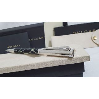 ブルガリ(BVLGARI)の正規レア ブルガリ ビーゼロ リングロゴ ジュエリーアイコン ボールペン 付属有(ペン/マーカー)