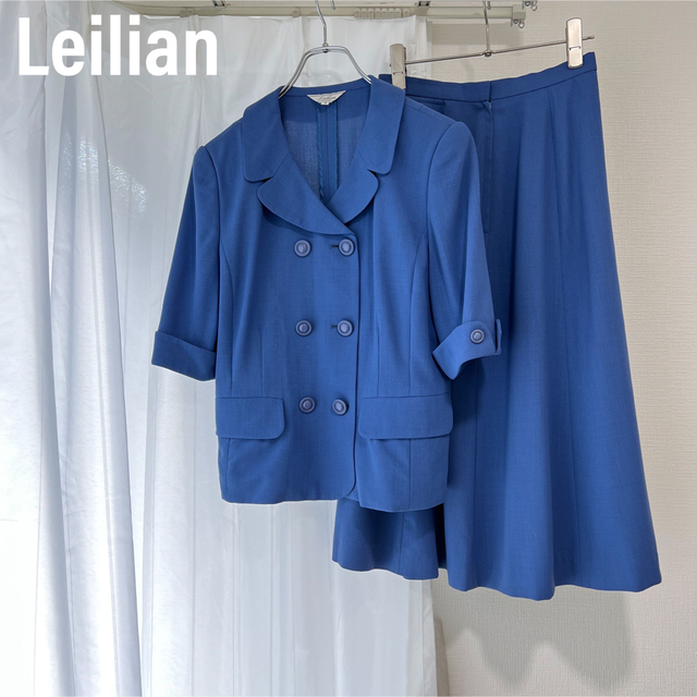 Leilian レリアン　セットアップスーツ　サマージャケット　ロングスカート