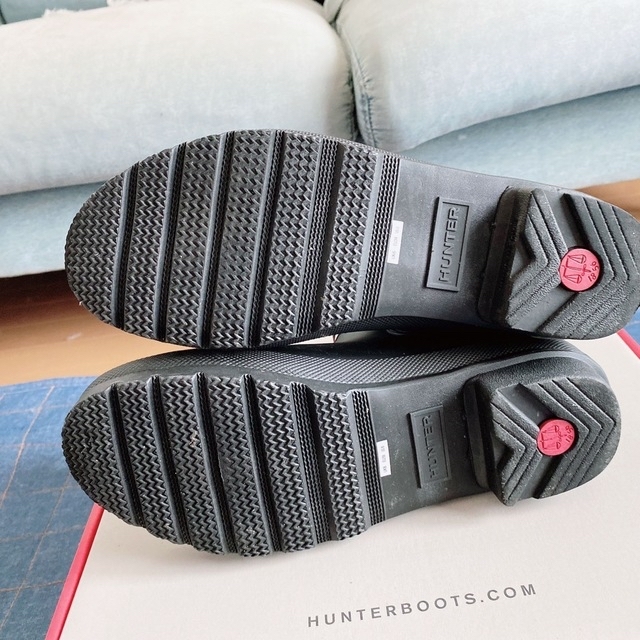 HUNTER(ハンター)のHUNTER CHELSEA レインブーツ BLACK レディースの靴/シューズ(レインブーツ/長靴)の商品写真
