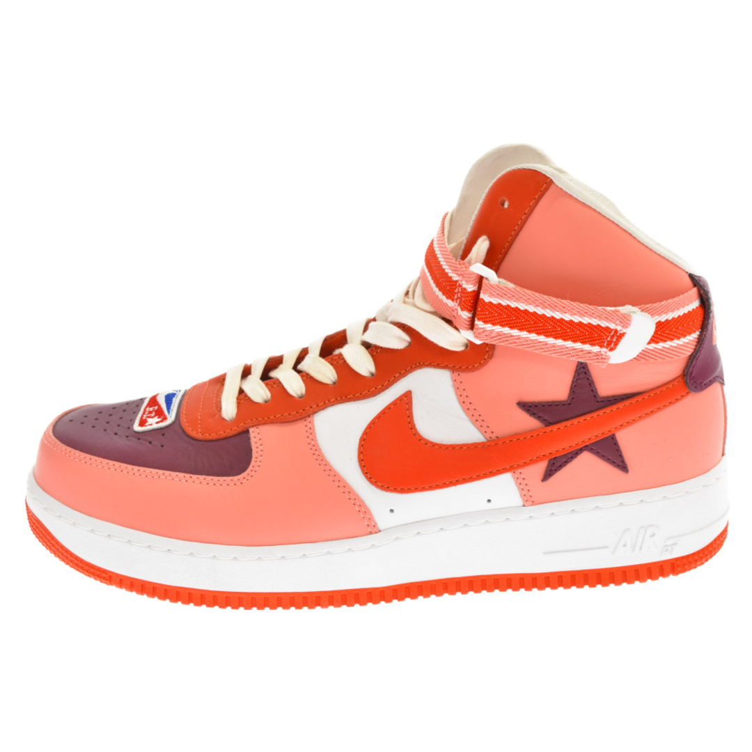 NIKE ナイキ ×RICCARDO TISCI AIR FORCE 1 HIGH ICARUS AQ3366-601 リカルドティッシ エアフォース1 ハイ イカロス ハイカットスニーカー AQ3366-601 US11/29.0cm ピンク