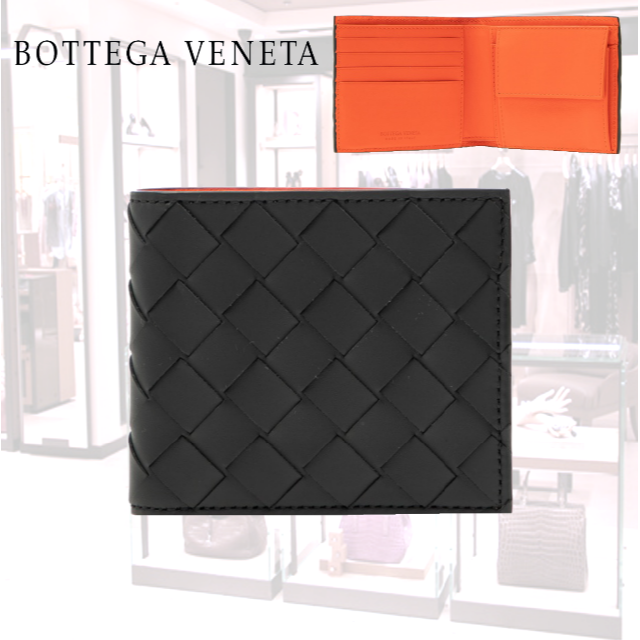 BOTTEGA VENETA ボッテガヴェネタ コインパース付き 2つ折り財布