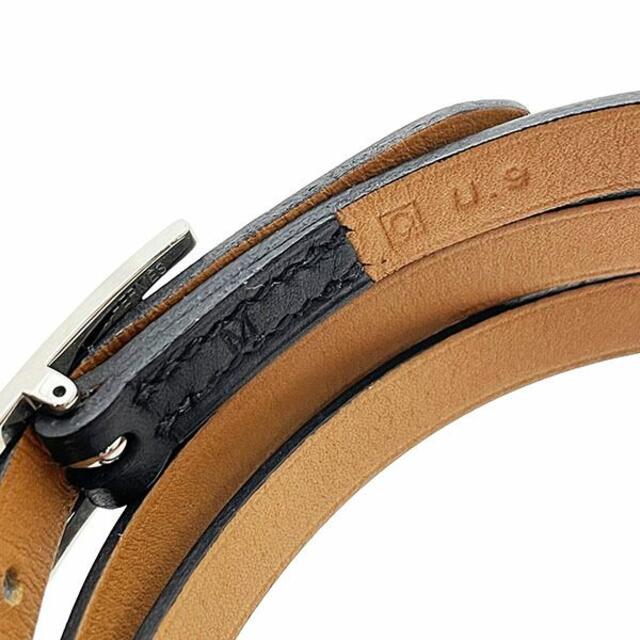 エルメス ブレスレット アピ3 レザー 革 ブラック 黒 HERMES | yoshi