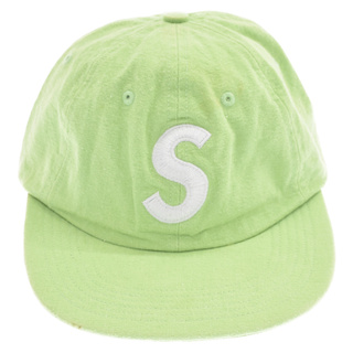シュプリーム(Supreme)のSUPREME シュプリーム S Logo 6-Panel Sロゴ6パネルキャップ 帽子 ロゴ刺繍 ライムグリーン(キャップ)