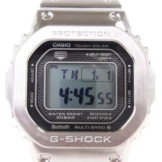 ジーショック(G-SHOCK)のカシオジーショック フルメタル 腕時計 デジタル シルバーカラー ■SM0(腕時計(デジタル))