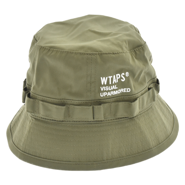 595センチブリム幅WTAPS ダブルタップス 22AW JUNGLE 02 HAT /POLY.WEATHER.FORTLESS ジャングル バケットハット オリーブカーキ 222HCDT-HT17