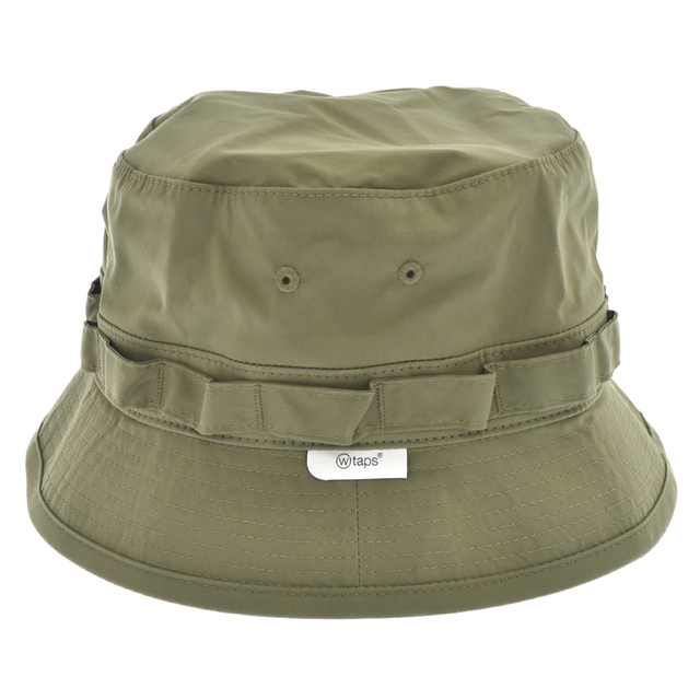 W)taps(ダブルタップス)のWTAPS ダブルタップス 22AW JUNGLE 02 HAT /POLY.WEATHER.FORTLESS ジャングル バケットハット オリーブカーキ 222HCDT-HT17 メンズの帽子(ハット)の商品写真