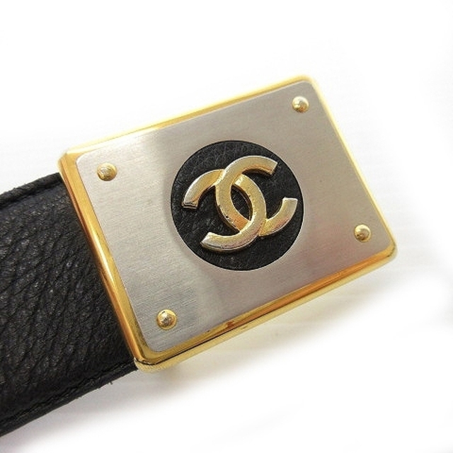 シャネル CHANEL ベルト ココマーク バックル レザー 黒 □SM0 シャネル CHANEL ベルト ココマーク バックル レザー 黒 □SM0