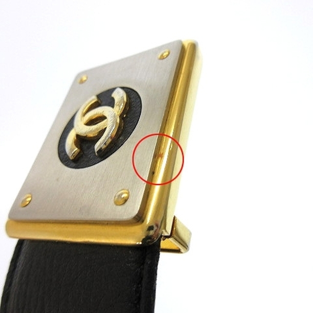 シャネル CHANEL ベルト ココマーク バックル レザー 黒 □SM0 シャネル CHANEL ベルト ココマーク バックル レザー 黒 □SM0
