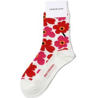 マリメッコ(marimekko)のマリメッコ　ウニッコ柄のソックス　靴下(ソックス)