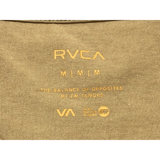 RVCA(ルーカ)のRVCA×AZUL BY MOUSSY（ルーカ×アズール バイマウジー）BC041298　コラボTシャツ【中古】【007】 メンズのトップス(Tシャツ/カットソー(半袖/袖なし))の商品写真