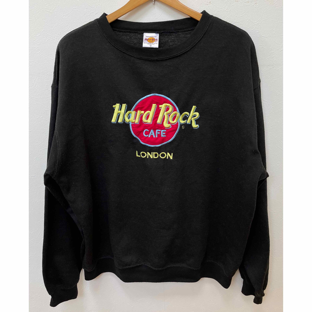 Hard Rock CAFEハードロックカフェ　スウェット　刺繍ロゴ　USA製L
