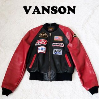 VANSON - VANSON TJPオールレザースタジャン レザージャケット