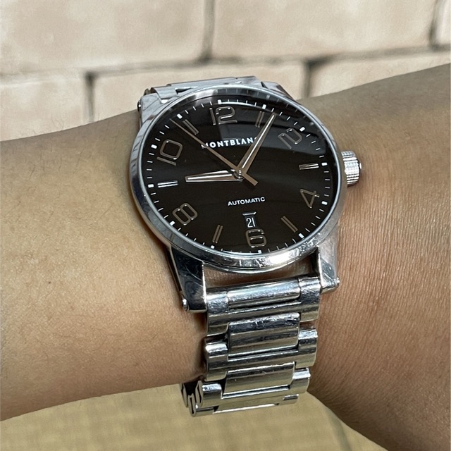 モンブラン 高級腕時計 シルバー MONTBLANC 新卒1年目に購入